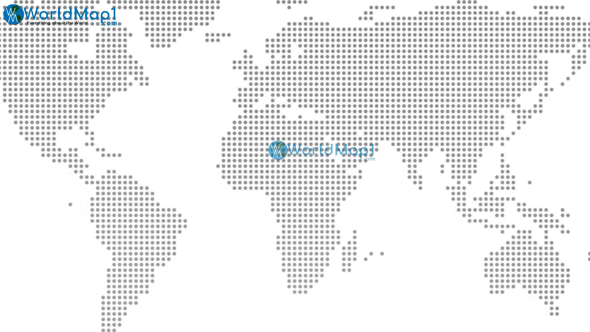 World Countries Dotted Map